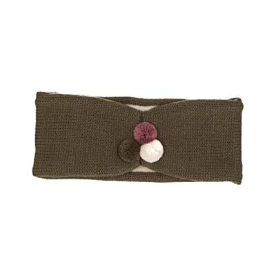 Sterntaler Hoofdband voor babymeisjes, gebreide winterhoofdband, gevoerd met microfleece, donkergroen, 57, donkergroen, 57 cm Sterntaler Hoofdband voor babymeisjes, gebreide winterhoofdband, gevoerd met microfleece, donkergroen, 57, donkergroen, 57 cm