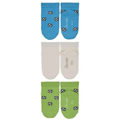 Sterntaler Sneaker-sokken 3-pack Voetbal baby-jongens Sokken Sterntaler Sneaker-sokken 3-pack Voetbal baby-jongens Sokken