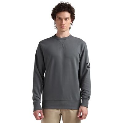 Calvin Badge Crew Neck heren Sweatshirts Calvin Badge Crew Neck heren Sweatshirts