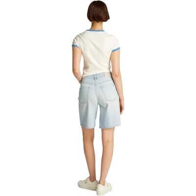 Tommy Hilfiger Dames DNM BERMUDA SHORT HW SKY WW0WW44388, Denim, NI27, Denim (lucht), 46 Tommy Hilfiger Dames DNM BERMUDA SHORT HW SKY WW0WW44388, Denim, NI27, Denim (lucht), 46