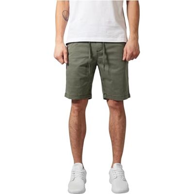 Urban Classics Stretch Twill Joggshorts Korte broek zwart Basics, Street wear Urban Classics Stretch Twill Joggshorts Korte broek zwart Basics, Street wear