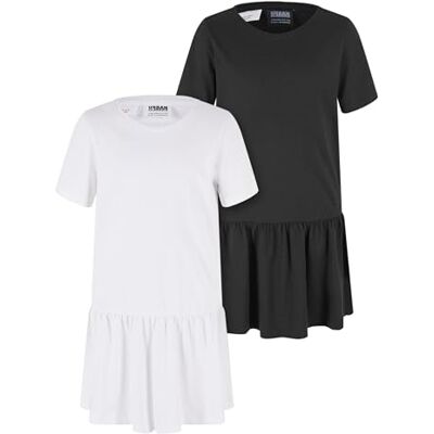 Urban Classics Valance Tee Dress 2-pack voor dames en meisjes Urban Classics Valance Tee Dress 2-pack voor dames en meisjes