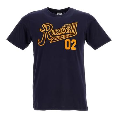 Russell Athletic SS Crewneck T-shirt met korte mouwen, Marine., 164 Russell Athletic SS Crewneck T-shirt met korte mouwen, Marine., 164