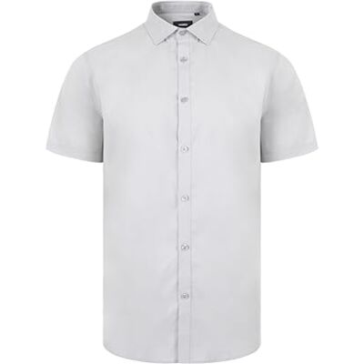 VELILLA 405016S; overhemd met korte mouwen voor heren, elastisch, zwart, maat XXL VELILLA 405016S; overhemd met korte mouwen voor heren, elastisch, zwart, maat XXL