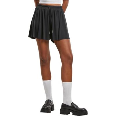 Urban Classics Ladies Jersey Skort Shorts zwart Basics Urban Classics Ladies Jersey Skort Shorts zwart Basics