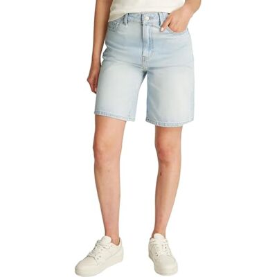 Tommy Hilfiger Dames DNM BERMUDA SHORT HW SKY WW0WW44388, Denim, NI29, Denim (lucht), 46 Tommy Hilfiger Dames DNM BERMUDA SHORT HW SKY WW0WW44388, Denim, NI29, Denim (lucht), 46