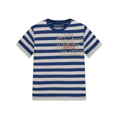 GUESS Boy'sY/D SS T-SHIRTT-SHIRTSBLUE Washed Out_STRIsize 7 Lengte N GUESS Boy'sY/D SS T-SHIRTT-SHIRTSBLUE Washed Out_STRIsize 7 Lengte N