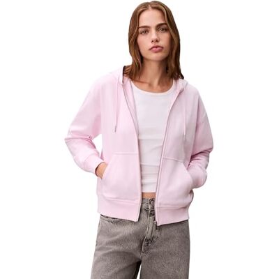Calvin Dames ARCHIEF LOGO FRANSE TERRY FZ HOO LV047B237G Sweatshirts, ROZE (parelroze), M, Roze (parelroze), M Calvin Dames ARCHIEF LOGO FRANSE TERRY FZ HOO LV047B237G Sweatshirts, ROZE (parelroze), M, Roze (parelroze), M