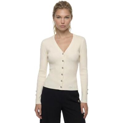 GUESS Dames Ls Vn Ellie Cardi SWTR LS VN Ellie Cardi SWTR (Pack van 1) GUESS Dames Ls Vn Ellie Cardi SWTR LS VN Ellie Cardi SWTR (Pack van 1)