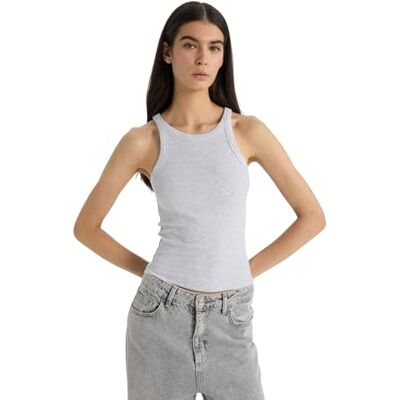 DeFacto Dames crop tops tank top sport bovenstuk dames trendy dames tops voor sportieve stijlen veelzijdig combineerbare damestop DeFacto Dames crop tops tank top sport bovenstuk dames trendy dames tops voor sportieve stijlen veelzijdig combineerbare damestop