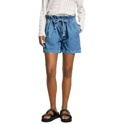 Pepe Jeans dames Shorts A-line Short Uhw Cinch Pepe Jeans dames Shorts A-line Short Uhw Cinch