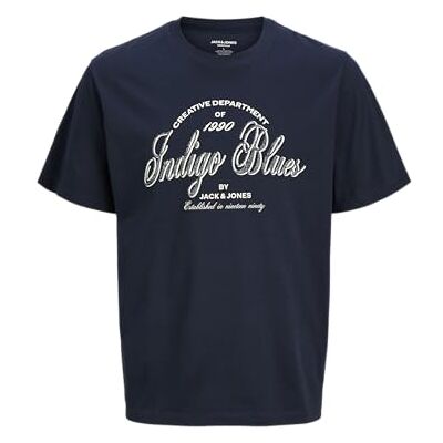 JACK & JONES Jjedenver Graphic Tee Ss O-Neck Jnr, navy blazer, 176 JACK & JONES Jjedenver Graphic Tee Ss O-Neck Jnr, navy blazer, 176