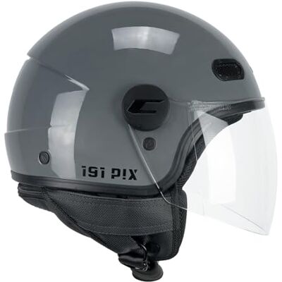 Jet Helm CGM 191A PIX MONO Grijs - Motorhelm Jet Helm CGM 191A PIX MONO Grijs - Motorhelm