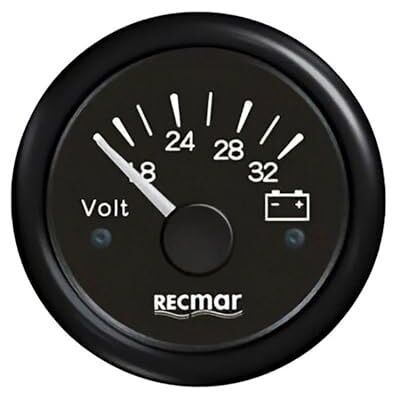 Recmar 8-32V Voltmeters - Auto & Maritiem Recmar 8-32V Voltmeters - Auto & Maritiem