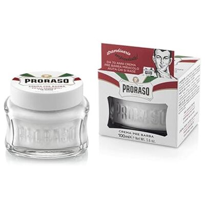 Proraso White Crema Pre Afeitado 100 Ml Kalmerende werking, hydrateert en beschermt, met haver- en groene thee-extracten, gemaakt in Italië Proraso White Crema Pre Afeitado 100 Ml Kalmerende werking, hydrateert en beschermt, met haver- en groene thee-extracten, gemaakt in Italië