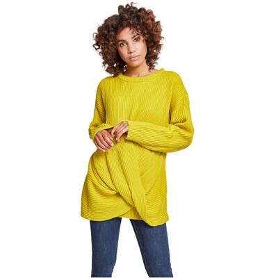 Urban Classics Ladies Wrapped Sweater dames Sweater (1-Pack) Urban Classics Ladies Wrapped Sweater dames Sweater (1-Pack)