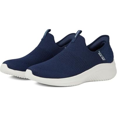 Skechers Sport Women's Women's Hands Free Slip Ins Ultra Flex 3.0 Smooth Step Sneaker, Navy, 11 Wide Skechers Sport Women's Women's Hands Free Slip Ins Ultra Flex 3.0 Smooth Step Sneaker, Navy, 11 Wide