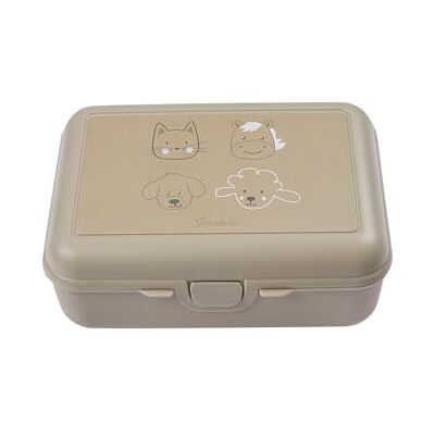 Beige Boerderij Kinder Lunchbox - Lunchbox Beige Boerderij Kinder Lunchbox - Lunchbox
