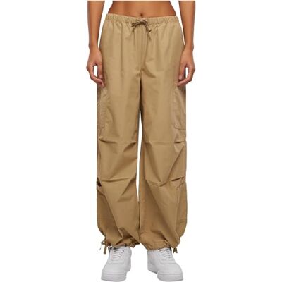 Urban Classics dames Broek Katoenen Cargobroek Voor Dames Urban Classics dames Broek Katoenen Cargobroek Voor Dames