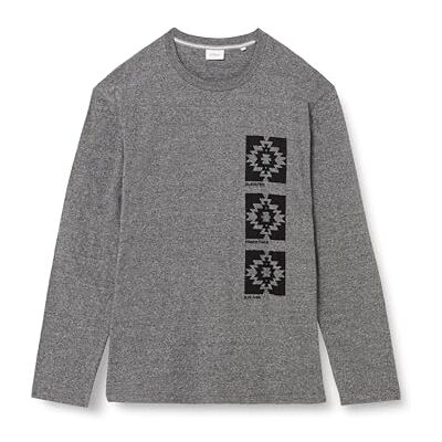 s.Oliver 2143253 heren Shirt met lange mouwen met grafische print s.Oliver 2143253 heren Shirt met lange mouwen met grafische print