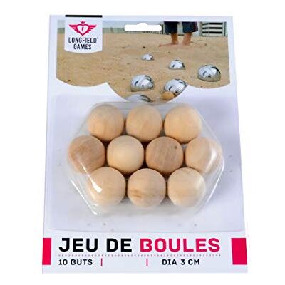 Engelhart 010144 but jeu de boules van natuurhout Doorsnee 3 cm petanque spelen Engelhart 010144 but jeu de boules van natuurhout Doorsnee 3 cm petanque spelen