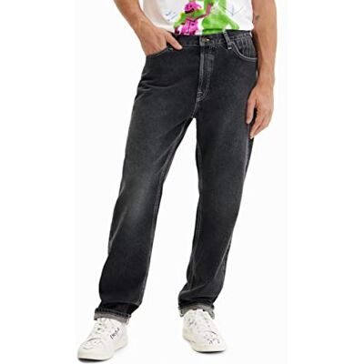 Desigual heren Jeans Denim_alessandro 2000 Zwart Desigual heren Jeans Denim_alessandro 2000 Zwart