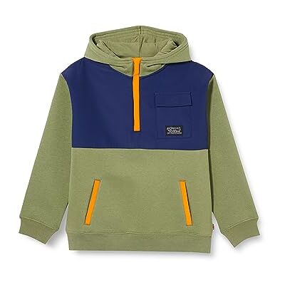 Levi's Lvb Utility Colorblock 1/4 Zip 8ej201 jongens Hoodie Levi's Lvb Utility Colorblock 1/4 Zip 8ej201 jongens Hoodie