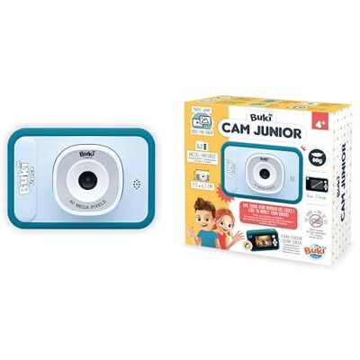 Buki France Kindercamera 40 MP & video 1080p – licht 80 g, display 6 cm, zoom X8, filters – zonder games, siliconen beschermhoes, 16 GB SD-kaart, USB-C – vanaf 4 jaar Buki France Kindercamera 40 MP & video 1080p – licht 80 g, display 6 cm, zoom X8, filters – zonder games, siliconen beschermhoes, 16 GB SD-kaart, USB-C – vanaf 4 jaar
