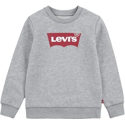 Levi's Lvb Batwing Crewneck Sweatshirt voor jongens, Grijze Heather, 24 Maanden Levi's Lvb Batwing Crewneck Sweatshirt voor jongens, Grijze Heather, 24 Maanden