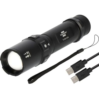 Brennenstuhl Akku Fokus Selektor LED Taschenlampe TL 801 AFS IP44 (800lm, 230m Leuchtweite, fokussierbar, max. 42h, 6 Modi inkl. SOS & strobe, IP44 Outdoor Taschenleuchte inkl. USB C Ladekabel) Brennenstuhl Akku Fokus Selektor LED Taschenlampe TL 801 AFS IP44 (800lm, 230m Leuchtweite, fokussierbar, max. 42h, 6 Modi inkl. SOS & strobe, IP44 Outdoor Taschenleuchte inkl. USB C Ladekabel)