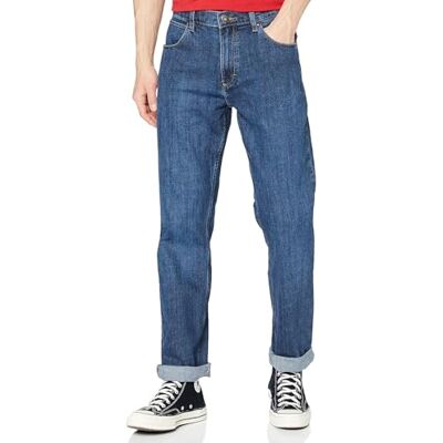 Wrangler heren Jeans Red Kabel Straight Wrangler heren Jeans Red Kabel Straight