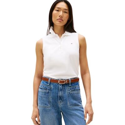 Tommy Hilfiger Andere polo's voor dames, Wit (Ecru), 3XL grote maten Tommy Hilfiger Andere polo's voor dames, Wit (Ecru), 3XL grote maten