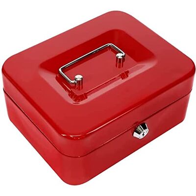 KIPPEN 10333R1 - Rode geldkluis - Safe Box KIPPEN 10333R1 - Rode geldkluis - Safe Box