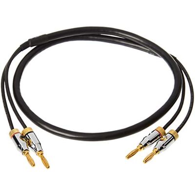 Amazon Basics Audio Kabel - 0,9m, Zwart, Bananenstekkers Amazon Basics Audio Kabel - 0,9m, Zwart, Bananenstekkers