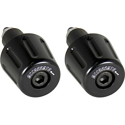 ACCOSSATO Paar zwarte stuurgewichten met binnengat van 12 mm tot 20 mm voor Suzuki Dl 650 V-stroom van 2015 tot 2019 (CC 650) ACCOSSATO Paar zwarte stuurgewichten met binnengat van 12 mm tot 20 mm voor Suzuki Dl 650 V-stroom van 2015 tot 2019 (CC 650)