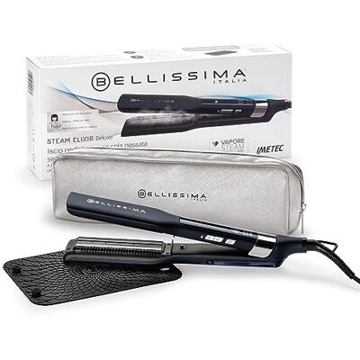Bellissima Steam Elixir Deluxe Haarstijlapparaat - Keramische en keratine platen - 230°C Bellissima Steam Elixir Deluxe Haarstijlapparaat - Keramische en keratine platen - 230°C