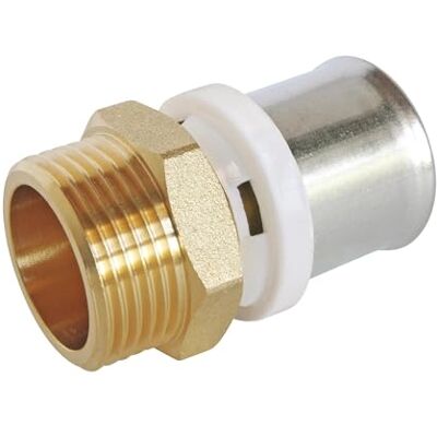 Somatherm for you buisfitting - Ø26, 20/27 (3/4") - Recht mannelijke connector Somatherm for you buisfitting - Ø26, 20/27 (3/4") - Recht mannelijke connector