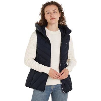 Tommy Hilfiger Chevron Mw Gewatteerd Vest dames Vest Tommy Hilfiger Chevron Mw Gewatteerd Vest dames Vest