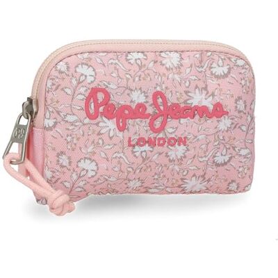 Pepe Jeans MIA Monedero Roze Claro 12x8x2 cm Polyester van Joumma Bags Pepe Jeans MIA Monedero Roze Claro 12x8x2 cm Polyester van Joumma Bags