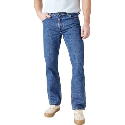 Wrangler heren Jeans Red Kabel Straight Wrangler heren Jeans Red Kabel Straight
