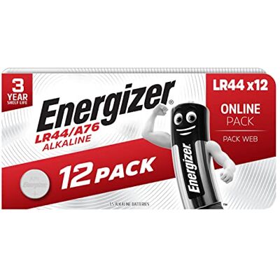 Energizer LR44 Batterijen - 12 Stuks - Kleine Elektronica Energizer LR44 Batterijen - 12 Stuks - Kleine Elektronica