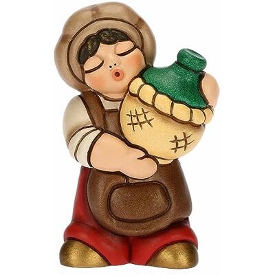 THUN Rode Keramische Kerststalfiguur - Kerstdecoratie THUN Rode Keramische Kerststalfiguur - Kerstdecoratie