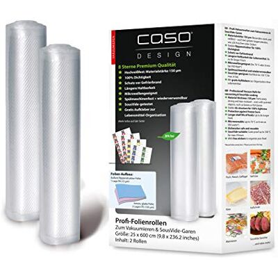 Caso Profi-Folienrolle 25 x 600 cm - Voedselverpakking Caso Profi-Folienrolle 25 x 600 cm - Voedselverpakking