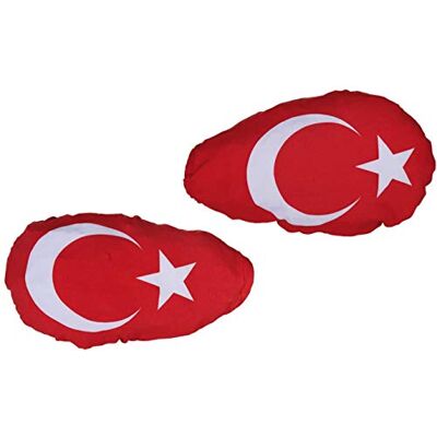Az Flag - Turkse vlag - 2-pack - spiegel vlag Az Flag - Turkse vlag - 2-pack - spiegel vlag