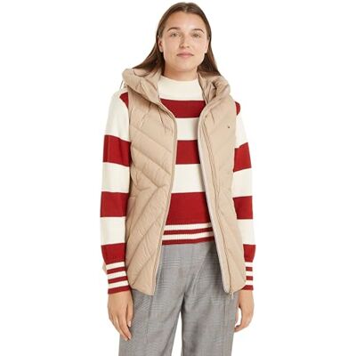 Tommy Hilfiger Chevron Mw Gewatteerd Vest dames Vest Tommy Hilfiger Chevron Mw Gewatteerd Vest dames Vest