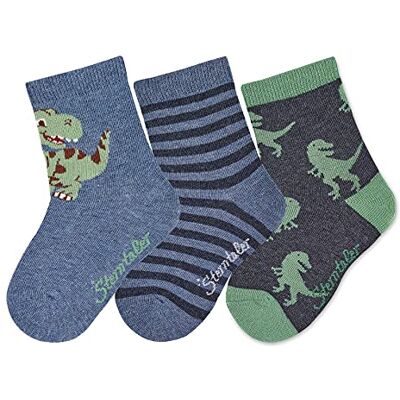 Sterntaler Söckchen 3er-pack Dino baby-jongens kousen Sterntaler Söckchen 3er-pack Dino baby-jongens kousen