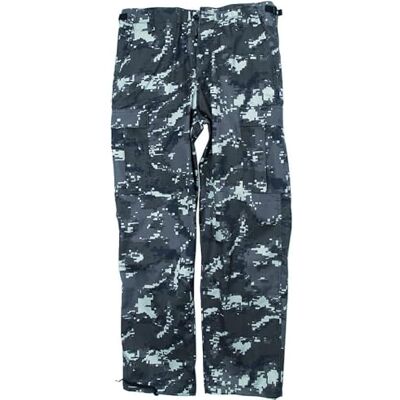 Mil-Tec Zwarte Digitale Camouflage BDU Broeken - XXL Mil-Tec Zwarte Digitale Camouflage BDU Broeken - XXL