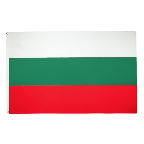 AZ FLAG Bulgarije Vlag 150x90 cm Bulgaarse vlaggen 90 x 150 cm Banner 3x5 ft Licht polyester