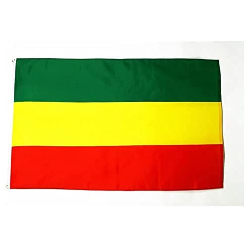 AZ FLAG Ethiopië met leeuw Vlag 150x90 cm Leeuw van Judah Ethiopische vlaggen 90 x 150 cm Banier 3x5 ft Hoge kwaliteit