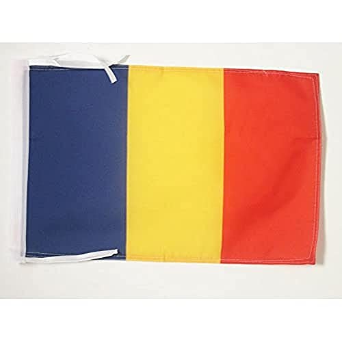 AZ FLAG Roemenië Vlag 45x30 cm koorden Roemeense SMALL vlaggen 30 x 45 cm Banner 18x12 in hoge kwaliteit